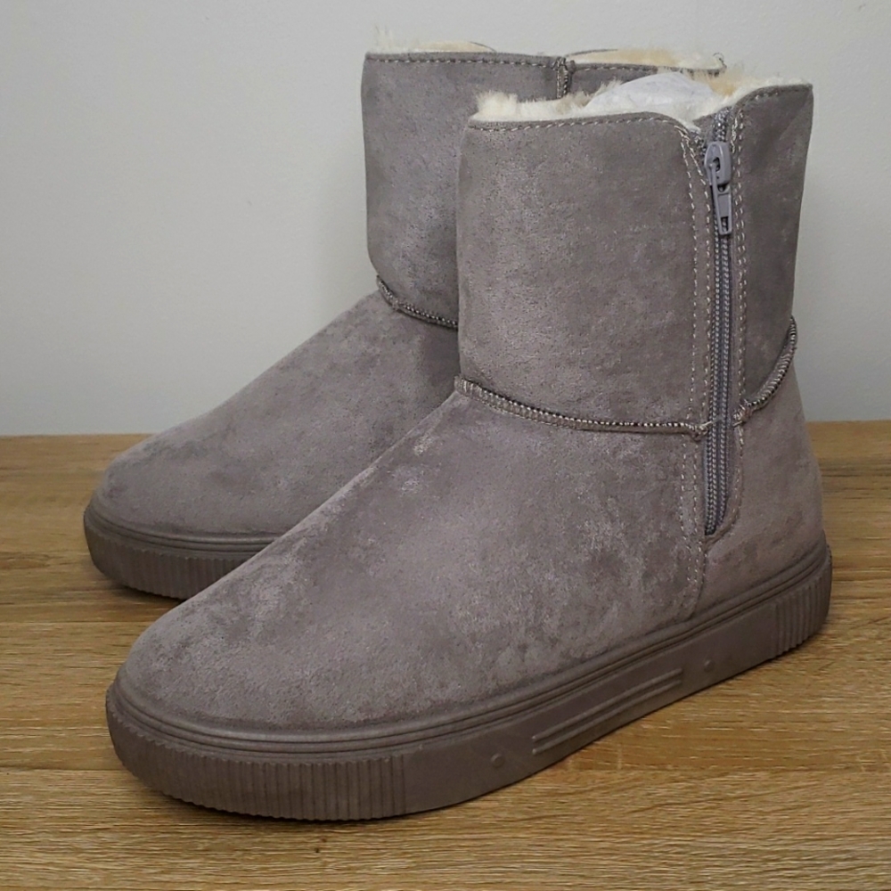 Journee Collection Womens Stelly Winter Boot Gray 7M